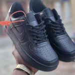 Black Nike Airforce (Rough Skin)