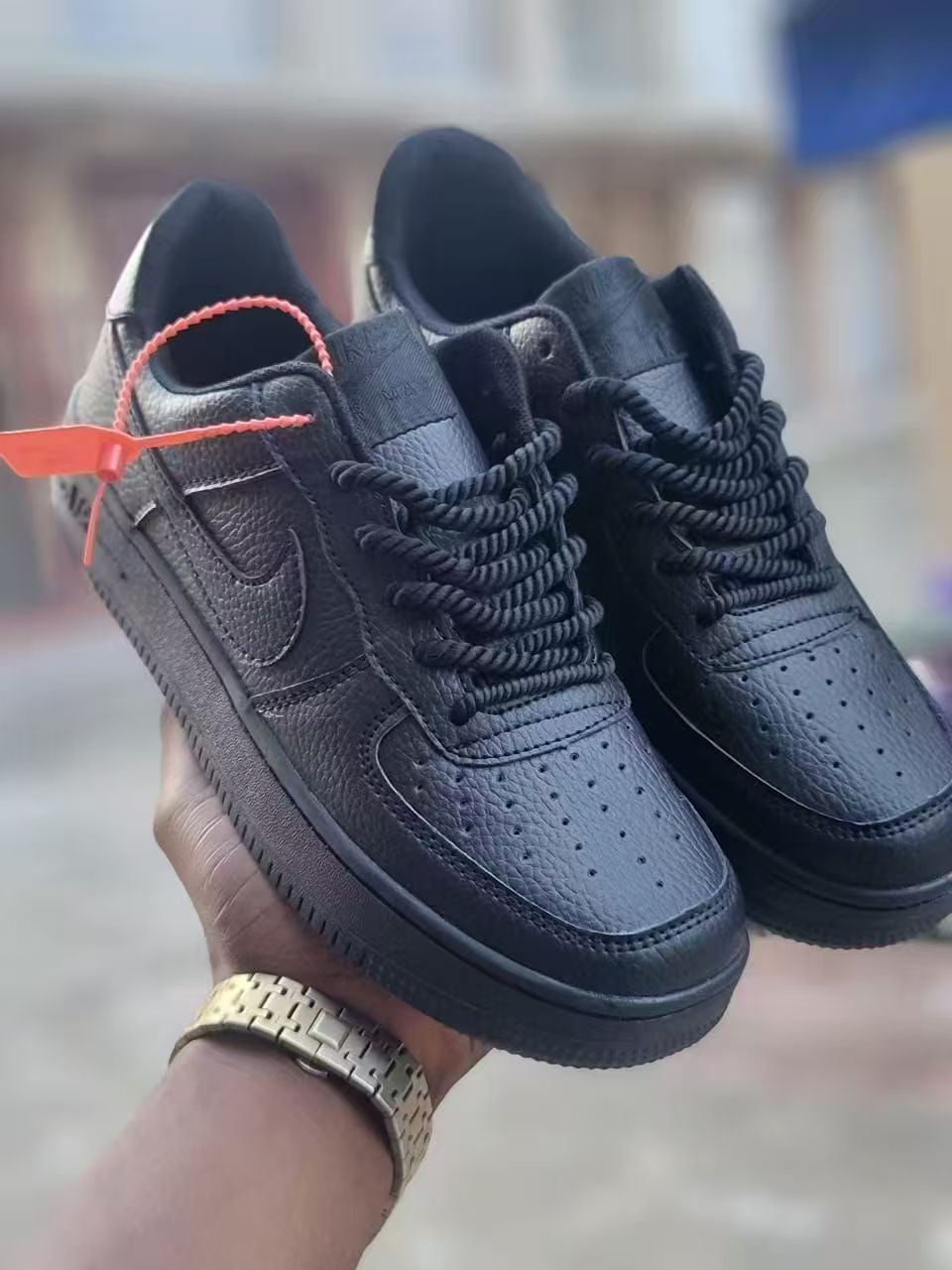 IMG-20260326-WA0021 Black Nike Airforce (Rough Skin) - Image 1