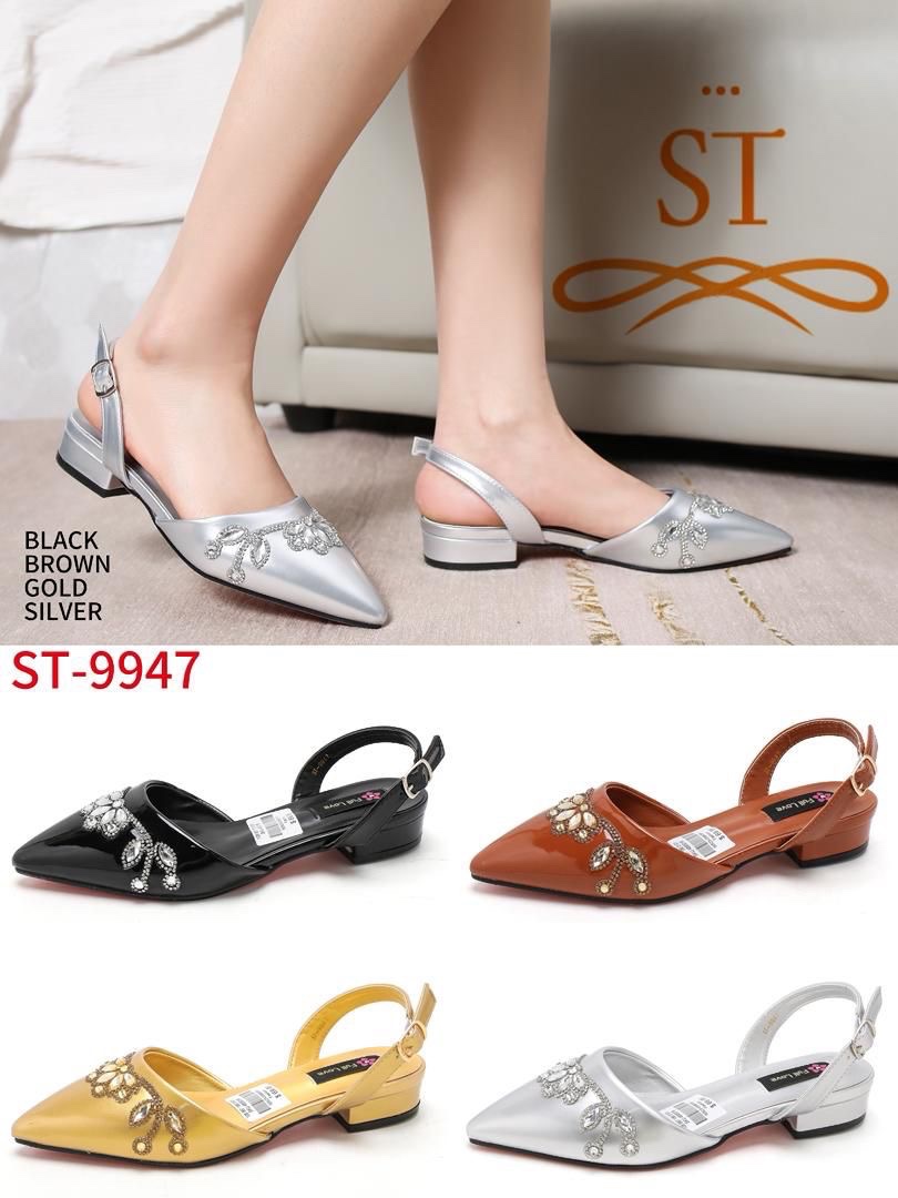 ee700eef-0ee4-43f7-bd09-4a5a3d63afa7 ST LOW HEEL SANDALS - Image 1