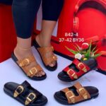 JUNYI 2BUCKLE LADIES SLIPPERS