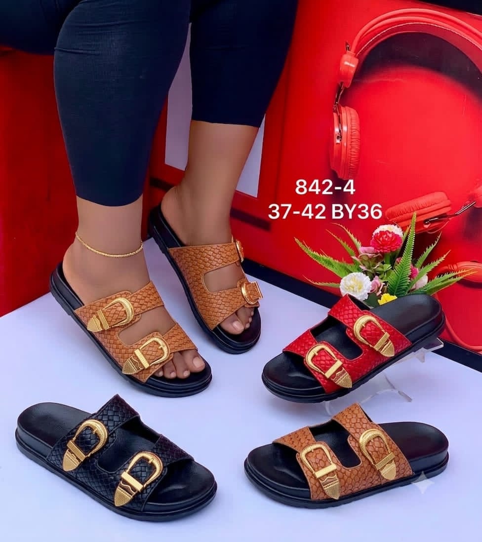 d586982a-e8d6-4cd6-82cf-586c6f483aa5-3 JUNYI 2BUCKLE LADIES SLIPPERS - Image 1
