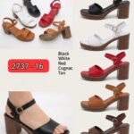 PECODEI BLACK HEEL SANDALS
