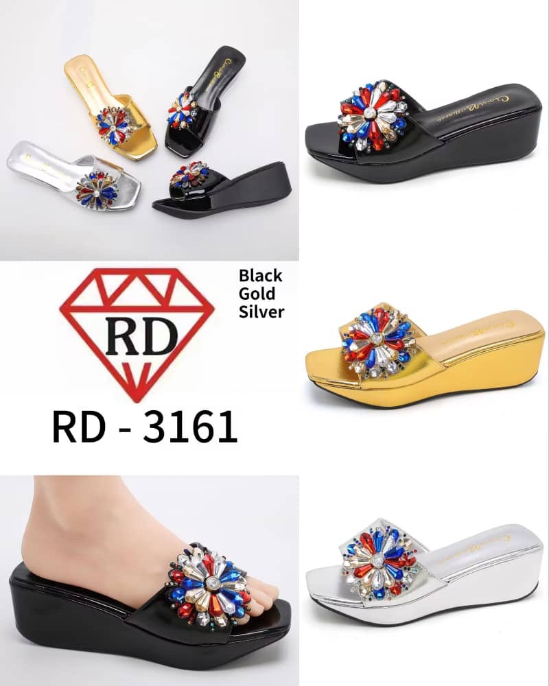 7bba2b29-ca2c-4b87-9142-47b6319a0686 RD WEDGE SLIPPERS - Image 1